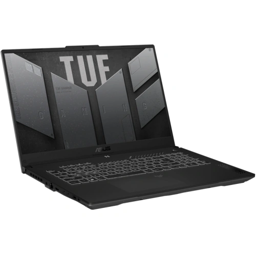 Laptop ASUS TUF Gaming F17 FX707VJ-HX075, Intel Core 5 210H, 17.3 inch, RAM 16GB, SSD 512GB, nVidia GeForce RTX 3050 6GB, Fara sistem de operare, Mecha Gray - Imagine 4