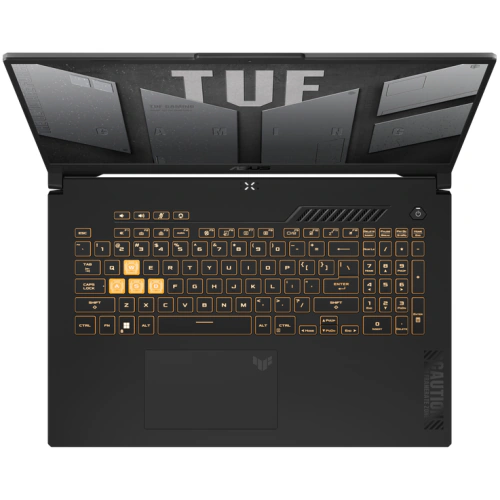 Laptop ASUS TUF Gaming F17 FX707VJ-HX075, Intel Core 5 210H, 17.3 inch, RAM 16GB, SSD 512GB, nVidia GeForce RTX 3050 6GB, Fara sistem de operare, Mecha Gray - Imagine 5