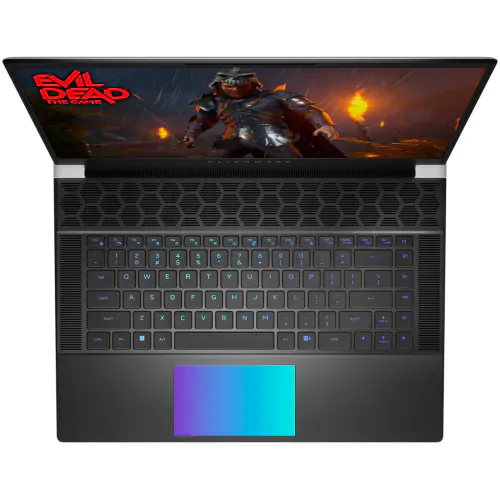 Laptop DELL Alienware X16 R2 DAX16R2QU9185H32GB2TB16GW3Y-05, 16" WQXGA, Intel® Core™ Ultra 9 185H, 32GB RAM, SSD 2TB, GeForce RTX 4090 16GB, Windows 11, Lunar Silver - Imagine 4