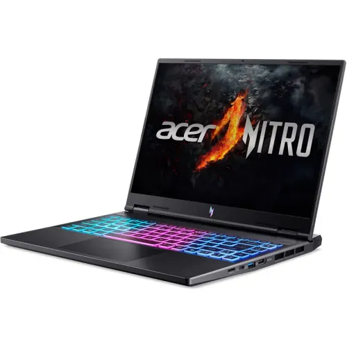 Laptop gaming ACER Nitro 14 AN14-41 NH.QSSEX.009, 16" WQXGA 120Hz, AMD® Ryzen™ 7 8845HS, 32GB RAM, SSD 1TB, nVidia GeForce RTX 4060 8GB, Fara sistem de operare, Obsidian Black - Imagine 3