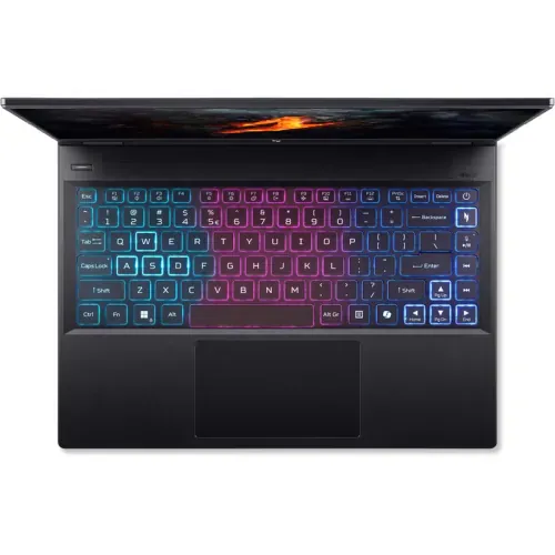 Laptop gaming ACER Nitro 14 AN14-41 NH.QSSEX.009, 16" WQXGA 120Hz, AMD® Ryzen™ 7 8845HS, 32GB RAM, SSD 1TB, nVidia GeForce RTX 4060 8GB, Fara sistem de operare, Obsidian Black - Imagine 5