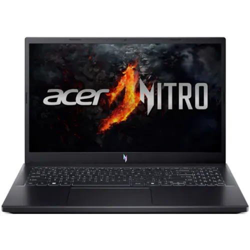 Laptop gaming ACER Nitro V 15 ANV15-41 NH.QSGEX.00K, 15.6" FHD 120Hz, AMD Ryzen™ 5 7535HS, 16GB RAM, SSD 512GB, nVidia GeForce RTX 4050 6GB, Fara sistem de operare, Obsidian Black - Imagine 1