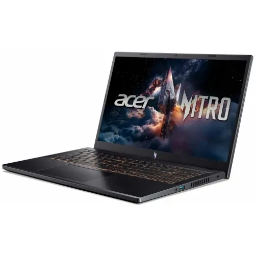 Laptop gaming ACER Nitro V 15 ANV15-52-70BZ NH.QZ8EX.00X, 15.6" Full HD 144Hz, Intel® Core™ i7-13620H, 16GB RAM, SSD 1TB, nVidia GeForce RTX 5060 8GB, Fara sistem de operare, Obsidian Black - Imagine 3
