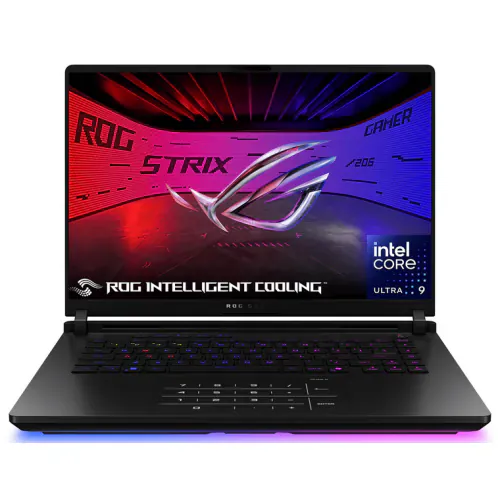 Laptop Gaming ASUS ROG Strix SCAR 16 MiniLED (2025) G635LW-RW071, 16" WQXGA, Intel® Core™ Ultra 9 275HX, 64GB RAM, SSD 2TB, nVidia GeForce RTX 5080 16GB, Fara sistem de operare, Off Black - Imagine 1