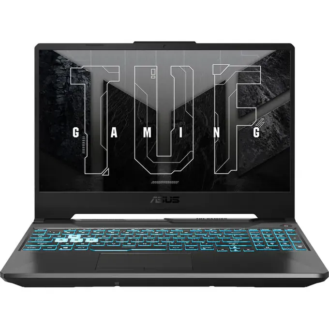 Laptop Gaming ASUS TUF A15 FA506NCG-HN213, 15.6" Full HD, AMD Ryzen™ 7 7445HS, 16GB RAM, SSD 512GB, nVidia GeForce RTX 3050 4GB GDDR6, Fara sistem de operare, Graphite Black - Imagine 1