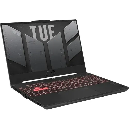 Laptop gaming ASUS TUF A15 FA507NUR-LP003, 15.6" Full HD 144Hz, AMD® Ryzen™ 7 7435HS, 16GB RAM, SSD 512 GB, nVidia GeForce RTX 4050 6GB GDDR6, Fara sistem de operare, Mecha Gray - Imagine 2