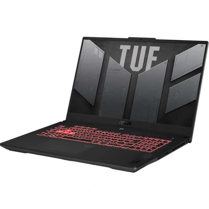 Laptop Gaming ASUS TUF A17 FA707NUG-HX159, 17.3" Full HD, AMD Ryzen™ 7 7445HS, 16GB RAM, SSD 1TB, nVidia GeForce RTX 4050 6GB GDDR6, Fara sistem de operare, Mecha Gray - Imagine 4