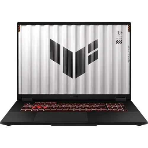 Laptop gaming ASUS TUF A18 FA808UH-S8066, 18" FHD+ 144Hz, AMD® Ryzen™ 7 260, 16GB RAM, SSD 512GB, nVidia GeForce RTX 5050 8GB, Fara sistem de operare, Jaeger Gray - Imagine 1