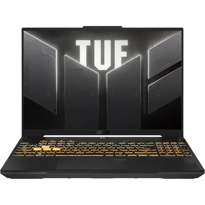 Laptop Gaming ASUS TUF F16 FX607VJ-RL184, 16" FHD+ 144Hz, Intel® Core™ 5 210H, 16GB RAM, SSD 512GB, nVidia GeForce RTX 3050 6GB, Fara sistem de operare, Mecha Gray - Imagine 1