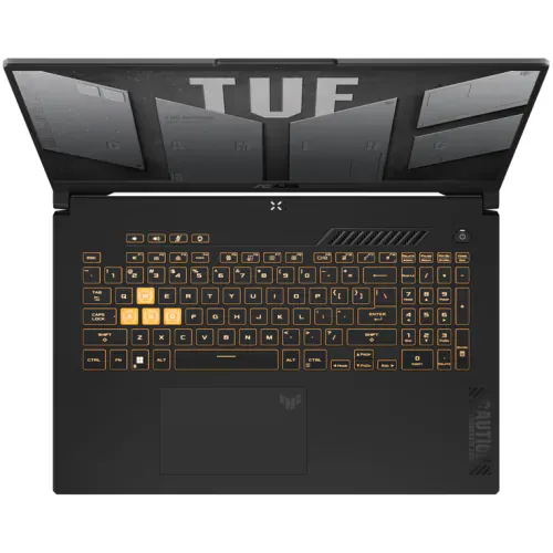 Laptop gaming ASUS TUF F17 FX707VJ-HX027, 17.3" Full HD 144Hz, Intel® Core™ 5 210H, 16GB RAM, SSD 512GB, GeForce RTX 3050 6GB, Fara sistem de operare, Mecha Gray - Imagine 5