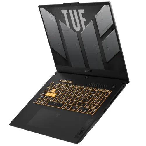 Laptop gaming ASUS TUF F17 FX707VJ-HX027, 17.3" Full HD 144Hz, Intel® Core™ 5 210H, 16GB RAM, SSD 512GB, GeForce RTX 3050 6GB, Fara sistem de operare, Mecha Gray - Imagine 6