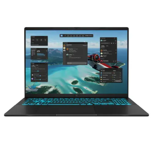Laptop gaming ASUS V16 V3607VH-RP010, 16" WUXGA 144Hz, Intel® Core™ 7 240H, 16GB RAM, SSD 1TB, nVidia GeForce RTX 5050 8GB, Fara sistem de operare, Matte Black - Imagine 1