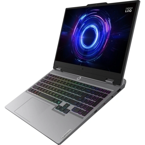 Laptop Lenovo LOQ 15IRX10 83JE0065RM, Intel Core i7-14700HX, 15.6 inch, RAM 32GB, SSD 1TB, nVidia GeForce RTX 5060 8GB, Fara sistem de operare, Luna Grey - Imagine 3