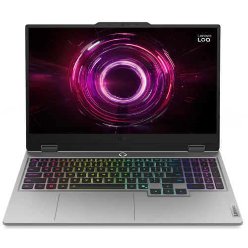 Laptop Lenovo LOQ 83JG00EMRM, AMD Ryzen 5 220, 15.6 inch, RAM 24GB, SSD 1TB, nVidia GeForce RTX 5050 8GB, Fara sistem de operare, Luna Grey - Imagine 1
