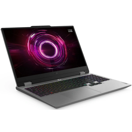Lenovo Laptop Lenovo LOQ 83JG00EMRM, AMD Ryzen 5 220, 15.6 inch, RAM 24GB, SSD 1TB, nVidia GeForce RTX 5050 8GB, Fara sistem de operare, Luna Grey - IT-Fashion.ro