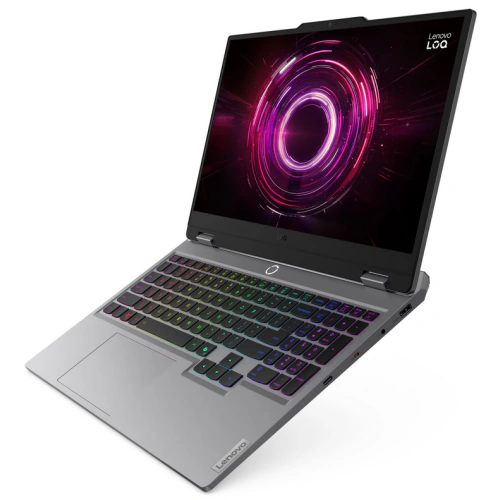 Laptop Lenovo LOQ 83JG00EMRM, AMD Ryzen 5 220, 15.6 inch, RAM 24GB, SSD 1TB, nVidia GeForce RTX 5050 8GB, Fara sistem de operare, Luna Grey - Imagine 6