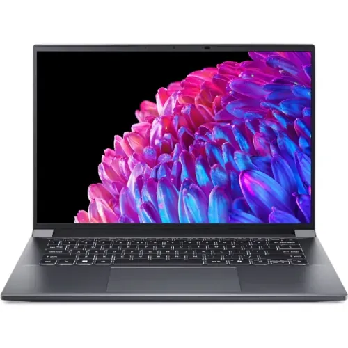 Laptop ACER Swift X SFX14-72G-70TS NX.KR7EX.00A, 14.5" WQXGA+ 120Hz, Intel® Core™ Ultra 7 155H, 16GB RAM, SSD 1TB, nVidia GeForce RTX 4050 6GB, Windows 11, Steel Gray - Imagine 1