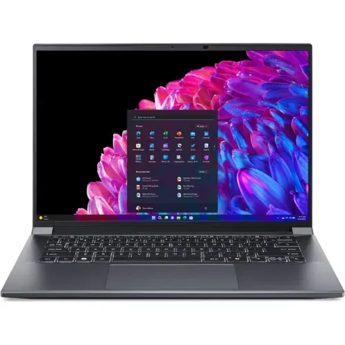 Laptop ACER Swift X SFX14-72G-70TS NX.KR7EX.00A, 14.5" WQXGA+ 120Hz, Intel® Core™ Ultra 7 155H, 16GB RAM, SSD 1TB, nVidia GeForce RTX 4050 6GB, Windows 11, Steel Gray - Imagine 2