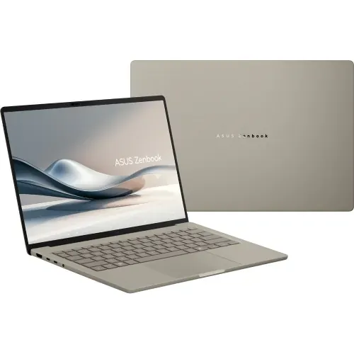 Laptop ASUS ZenBook A14 OLED UX3407RA-QD043X, 14" WUXGA OLED, Qualcomm® Snapdragon X Elite X1E-78-100, 16GB RAM, SSD 1TB, Qualcomm Adreno, Windows 11 Pro, Zabriskie Beige - Imagine 7