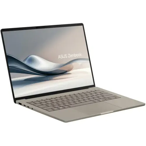 Laptop ASUS Zenbook A14 UX3407RA-QD024X, 14" WUXGA OLED, Qualcomm® Snapdragon™ X Elite X1E-78-100, 32GB RAM, SSD 1TB, Qualcomm Adreno, Windows 11 Pro, Zabriskie Beige - Imagine 7