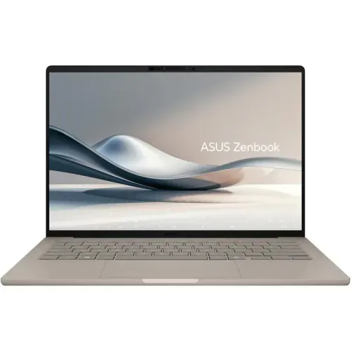 Laptop ASUS Zenbook A14 UX3407RA-QD024X, 14" WUXGA OLED, Qualcomm® Snapdragon™ X Elite X1E-78-100, 32GB RAM, SSD 1TB, Qualcomm Adreno, Windows 11 Pro, Zabriskie Beige - Imagine 8