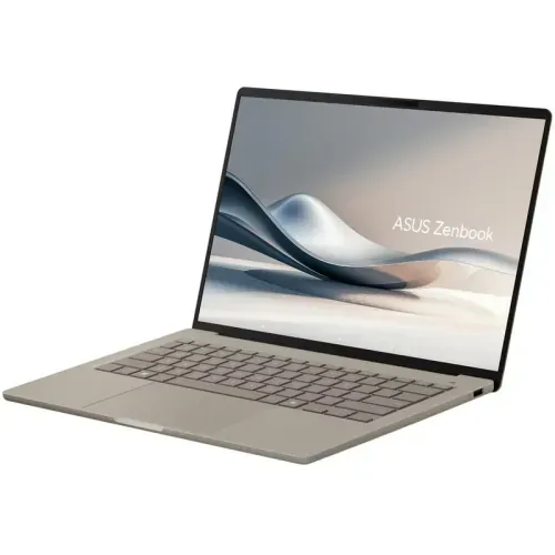 Laptop ASUS Zenbook A14 UX3407RA-QD024X, 14" WUXGA OLED, Qualcomm® Snapdragon™ X Elite X1E-78-100, 32GB RAM, SSD 1TB, Qualcomm Adreno, Windows 11 Pro, Zabriskie Beige - Imagine 9