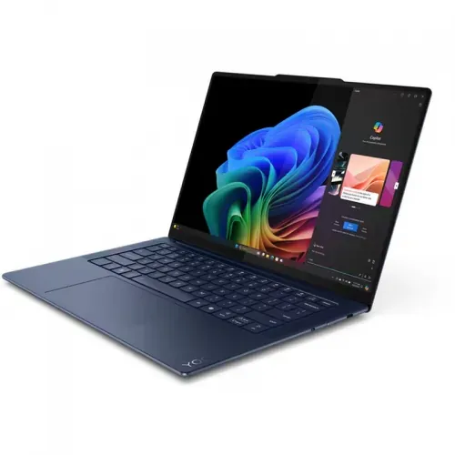 Laptop LENOVO Yoga Slim 7 14Q8X9 83ED000PRM, 14.5" 3K OLED Touch, Qualcomm Snapdragon X Elite X1E-78-100, 32GB RAM, SSD 1TB, Qualcomm Adreno, Windows 11 Pro, Cosmic Blue - Imagine 10
