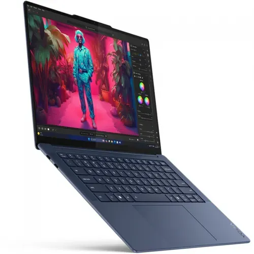 Laptop LENOVO Yoga Slim 7 14Q8X9 83ED000PRM, 14.5" 3K OLED Touch, Qualcomm Snapdragon X Elite X1E-78-100, 32GB RAM, SSD 1TB, Qualcomm Adreno, Windows 11 Pro, Cosmic Blue - Imagine 11