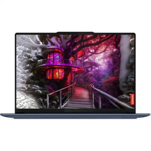 Laptop LENOVO Yoga Slim 7 14Q8X9 83ED000PRM, 14.5" 3K OLED Touch, Qualcomm Snapdragon X Elite X1E-78-100, 32GB RAM, SSD 1TB, Qualcomm Adreno, Windows 11 Pro, Cosmic Blue - Imagine 15