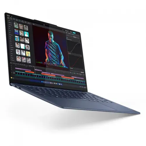 Laptop LENOVO Yoga Slim 7 14Q8X9 83ED000PRM, 14.5" 3K OLED Touch, Qualcomm Snapdragon X Elite X1E-78-100, 32GB RAM, SSD 1TB, Qualcomm Adreno, Windows 11 Pro, Cosmic Blue - Imagine 8