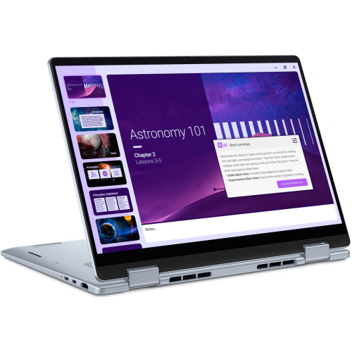 Laptop 2-in-1 Dell 14 Plus DB04250_LNL_203, Intel Core Ultra 7 256V, 14 inch Touch, RAM 16GB, SSD 512GB, Intel Arc Graphics 140V, Windows 11 Pro, Ice Blue - Imagine 3