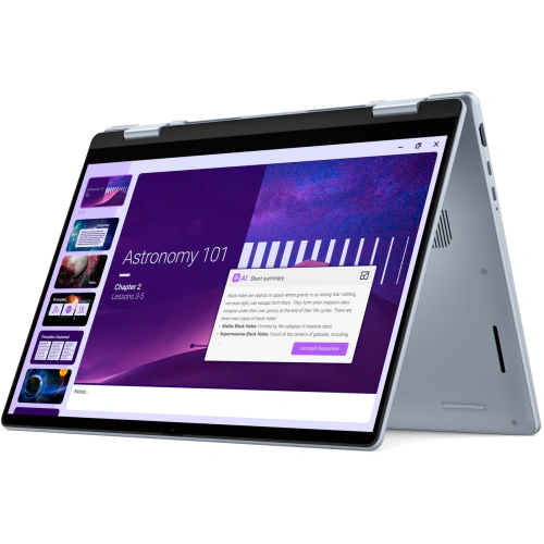 Laptop 2-in-1 Dell 14 Plus DB04250_LNL_203, Intel Core Ultra 7 256V, 14 inch Touch, RAM 16GB, SSD 512GB, Intel Arc Graphics 140V, Windows 11 Pro, Ice Blue - Imagine 4