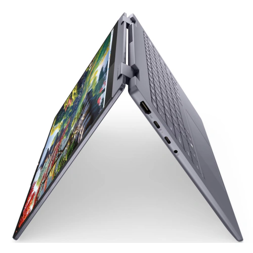 Lenovo Laptop 2-in-1 Lenovo IdeaPad 5 14IAL10 83KR0026RM, Intel Core Ultra 7 255H, 14 inch Touch, RAM 24GB, SSD 1TB, Intel Arc 140T, Fara sistem de operare, Luna Grey - IT-Fashion.ro