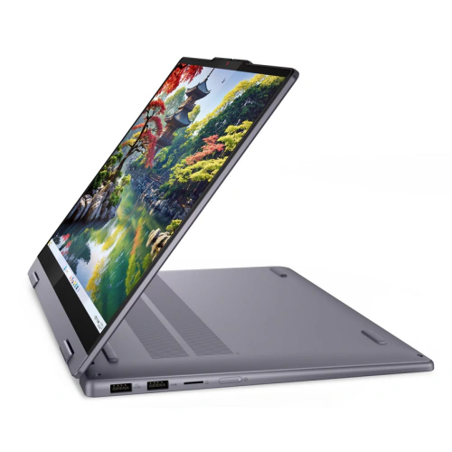 Laptop 2-in-1 Lenovo IdeaPad 5 14IAL10 83KR0026RM, Intel Core Ultra 7 255H, 14 inch Touch, RAM 24GB, SSD 1TB, Intel Arc 140T, Fara sistem de operare, Luna Grey - Imagine 3