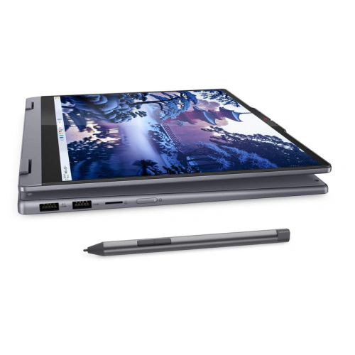 Laptop 2-in-1 Lenovo IdeaPad 5 14IAL10 83KR0026RM, Intel Core Ultra 7 255H, 14 inch Touch, RAM 24GB, SSD 1TB, Intel Arc 140T, Fara sistem de operare, Luna Grey - Imagine 6