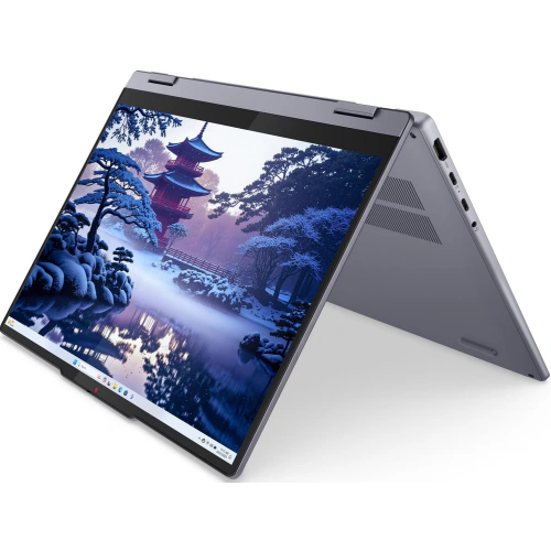 Laptop 2-in-1 Lenovo IdeaPad 5 14IAL10 83KR002DRM, Intel Core Ultra 7 255U, 14 inch Touch, RAM 16GB, SSD 512GB, Intel Graphics, Fara sistem de operare, Luna Grey - Imagine 4