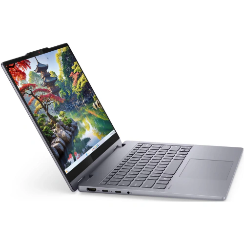 Laptop 2-in-1 Lenovo IdeaPad 5 14IAL10 83KR002DRM, Intel Core Ultra 7 255U, 14 inch Touch, RAM 16GB, SSD 512GB, Intel Graphics, Fara sistem de operare, Luna Grey - Imagine 8