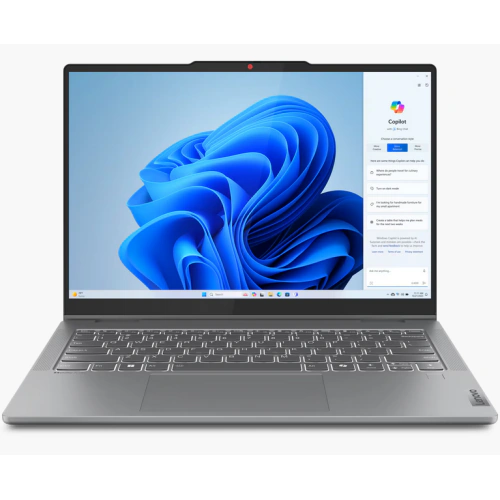 Laptop 2-in-1 Lenovo IdeaPad 5 14IRH9 83KX0057RM, Intel Core i7-13620H, 14inch Touch, RAM 16GB, SSD 1TB, Intel UHD Graphics, Fara sistem de operare, Luna Grey - Imagine 1