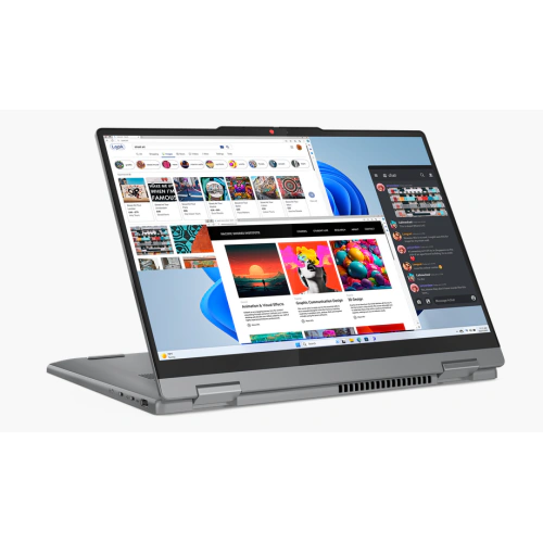 Laptop 2-in-1 Lenovo IdeaPad 5 14IRH9 83KX0057RM, Intel Core i7-13620H, 14inch Touch, RAM 16GB, SSD 1TB, Intel UHD Graphics, Fara sistem de operare, Luna Grey - Imagine 9