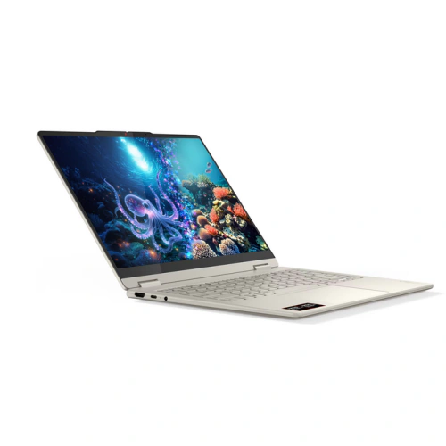 Laptop 2-in-1 Lenovo Yoga 7 14AKP10 83JR003ARM, AMD Ryzen AI 7 350, 14 inch Touch, RAM 32GB, SSD 1TB, AMD Radeon 860M Graphics, Windows 11, Seashell - Imagine 10