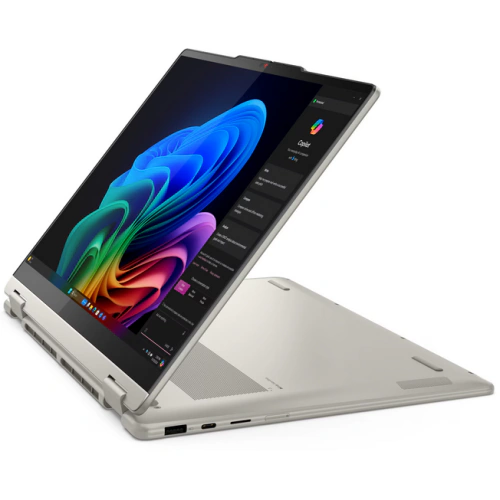 Laptop 2-in-1 Lenovo Yoga 7 14AKP10 83JR003ARM, AMD Ryzen AI 7 350, 14 inch Touch, RAM 32GB, SSD 1TB, AMD Radeon 860M Graphics, Windows 11, Seashell - Imagine 13