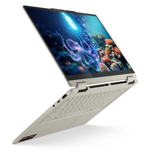 Laptop 2-in-1 Lenovo Yoga 7 14AKP10 83JR003ARM, AMD Ryzen AI 7 350, 14 inch Touch, RAM 32GB, SSD 1TB, AMD Radeon 860M Graphics, Windows 11, Seashell - Imagine 3