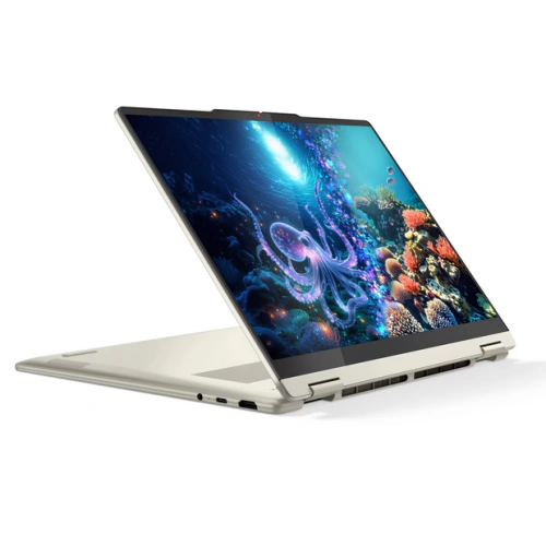 Laptop 2-in-1 Lenovo Yoga 7 14AKP10 83JR003ARM, AMD Ryzen AI 7 350, 14 inch Touch, RAM 32GB, SSD 1TB, AMD Radeon 860M Graphics, Windows 11, Seashell - Imagine 4