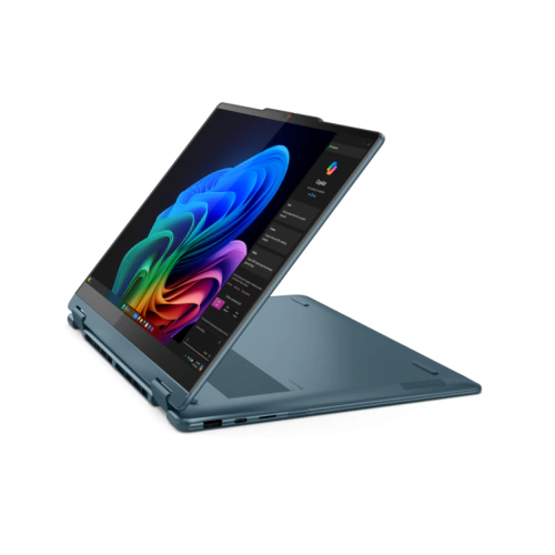 Laptop 2-in-1 Lenovo Yoga 7 14AKP10 83JR008ERM, AMD Ryzen AI 7 350, 14" Touch OLED 2.8K, 32GB RAM, 1TB SSD, AMD Radeon 860M, Windows 11 Pro, Tidal Teal - Imagine 7