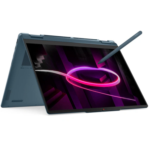 Lenovo Laptop 2-in-1 Lenovo Yoga 7 83TD003DRM, AMD Ryzen AI 7 445, 14 inch Touch, RAM 32GB, SSD 1TB, AMD Radeon 840M Graphics, Windows 11 Pro, Tidal Teal - IT-Fashion.ro