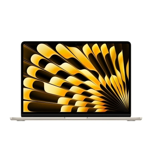 Laptop Apple MacBook Air 13 with Liquid Retina (2025) MW0Y3RO/A, Apple M4 Deca Core, 13.6 inch, RAM 16GB, SSD 256GB, Apple M4 8-core Graphics, RO KB, macOS Sequoia, Starlight - Imagine 1