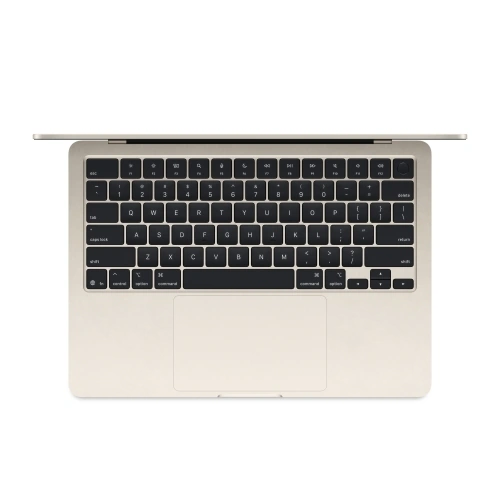 Laptop Apple MacBook Air 13 with Liquid Retina (2025) MW0Y3RO/A, Apple M4 Deca Core, 13.6 inch, RAM 16GB, SSD 256GB, Apple M4 8-core Graphics, RO KB, macOS Sequoia, Starlight - Imagine 2