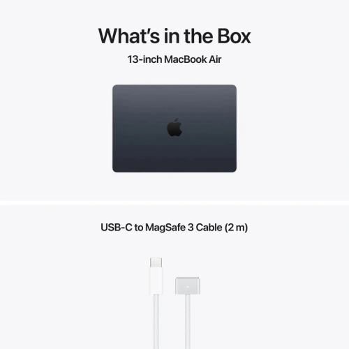 Laptop Apple MacBook Air 13 with Liquid Retina (2026) MDHF4RO/A, Apple M5 10-core, 13.6 inch, RAM 16GB, SSD 1TB, Apple M5 10-core Graphics, Int KB, macOS, Midnight - Imagine 6