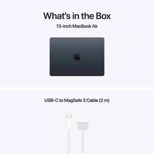 Laptop Apple MacBook Air 13 with Liquid Retina (2026) MDHG4RO/A, Apple M5 10-core, 13.6 inch, RAM 24GB, SSD 1TB, Apple M5 10-core Graphics, Int KB, macOS, Midnight - Imagine 6
