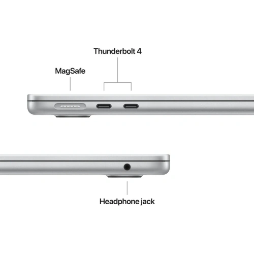 Laptop Apple MacBook Air 13 with Liquid Retina (2026) Z1L0000G0, Apple M5 10-core, 13.6 inch, RAM 24GB, SSD 512GB, Apple M5 10-core Graphics, Int KB, macOS, Silver - Imagine 3